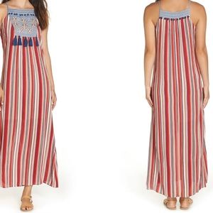 THML Embroidered Maxi Dress